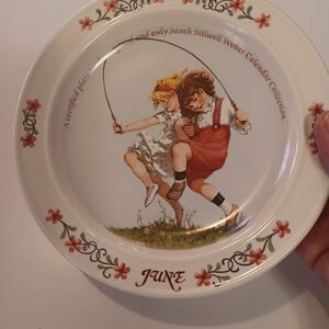 Newell Pottery June Decorative Plate